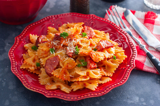 Polish Comfort Food: A Guide to Making Delicious Bow Tie Pasta with Kielbasa