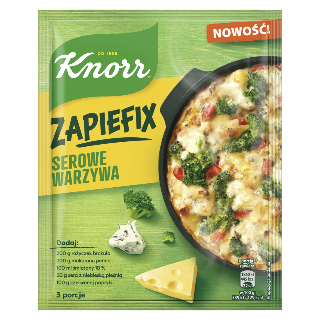 Knorr Zapiefix - Cheesy Vegetable Casserole Fix, Net Wt. 1.41 oz (40 g)