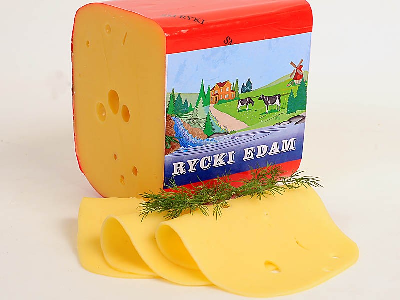 SM Ryki - Rycki Edam sliced cheese, net weight: 1 lb