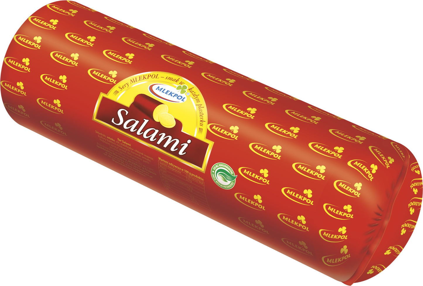 Mlekpol - salami cheese, sliced, net weight: 1 lb