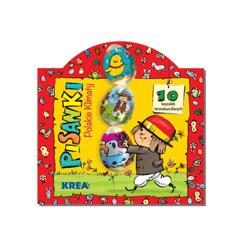 KREA - shrinking sleeves for Easter eggs, 1 set (10 pieces)