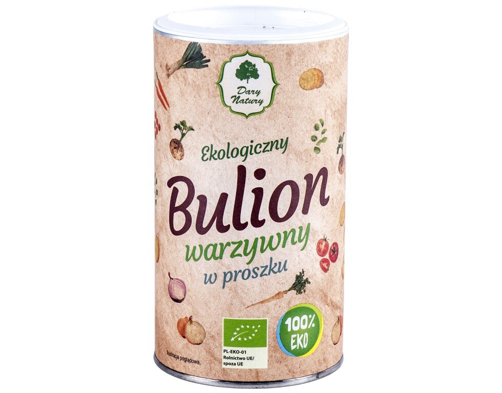 Dary Natury - organic vegetable bouillon (Broth powder), net weight: 7.05 oz
