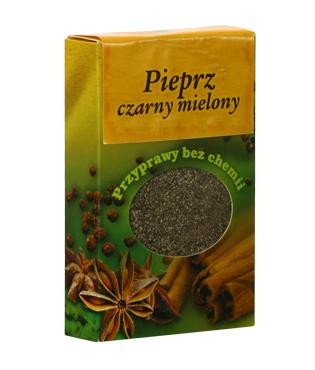 Dary Natury - ground black pepper, chemical-free, net weight: 1.76 oz