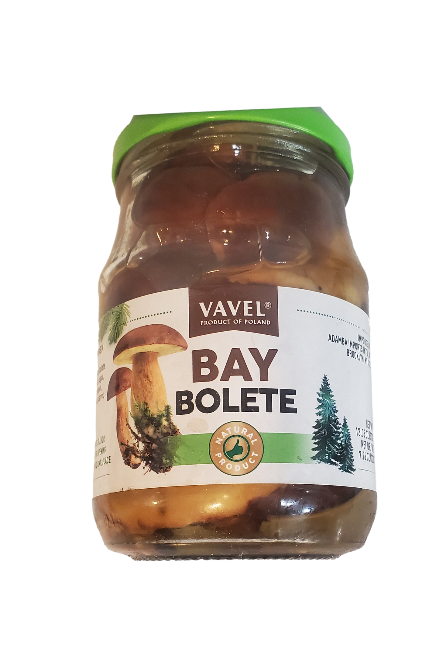 Vavel – pickled Bay Bolete mushrooms (podgrzybek), net wt. 13.05 oz (370 g)