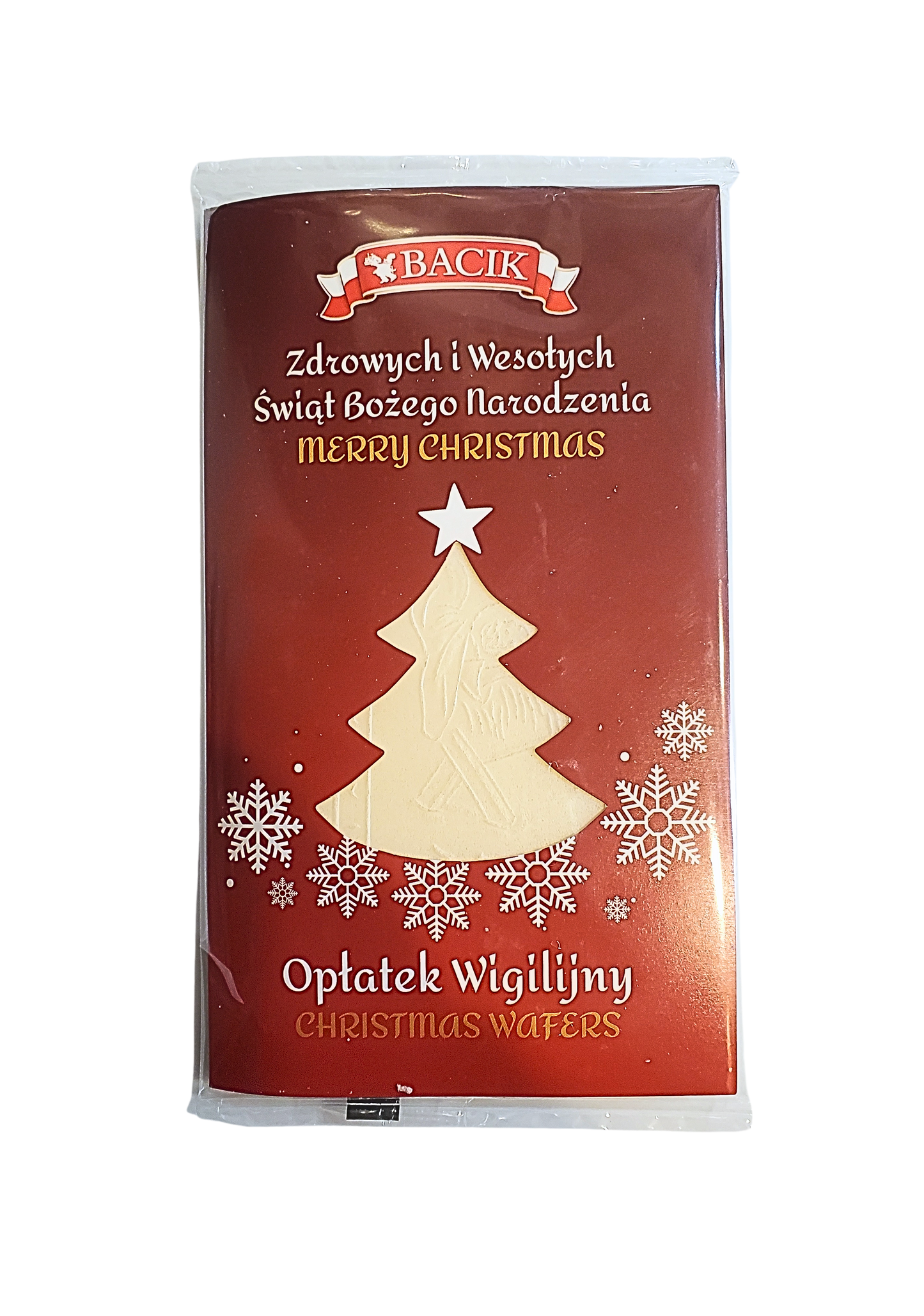 Bacik Christmas Wafers – Traditional Polish Christmas Opłatek, Net Wt. 0.6 oz (17 g)