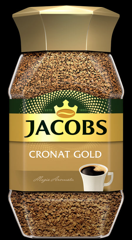 Jacobs - Cronat Gold, instant coffee, net weight: 7.05 oz