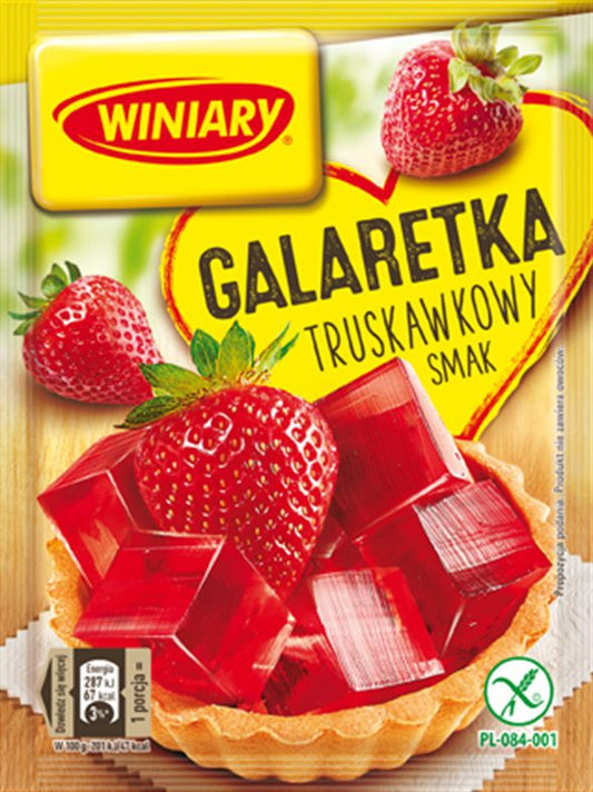 Winiary - jelly with STRAWBERRY flavor, net weight: 71 g