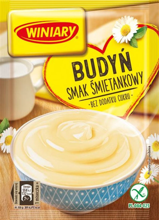 Winiary - sugar-free cream pudding, net weight: 35 g