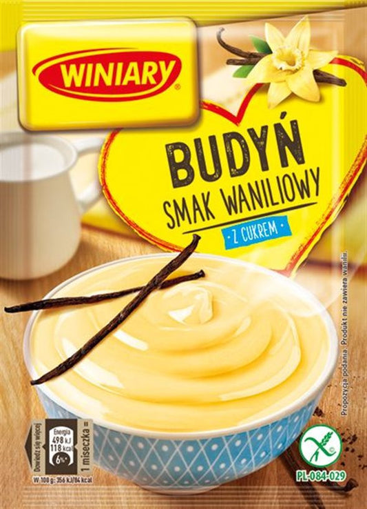 Winiary - vanilla pudding with sugar, net weight: 60 g