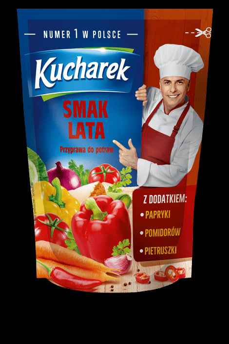 Kucharek - TASTE OF SUMMER, universal vegetable seasoning, net weight: 175 g