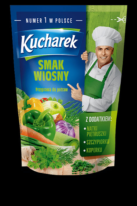 Kucharek - TASTE OF SPRING, universal vegetable seasoning, net weight: 175 g
