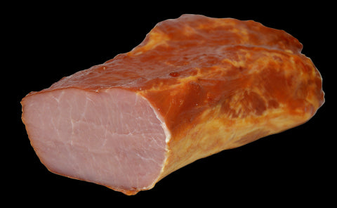 Cold-smoked pork loin, net weight: 1 lb