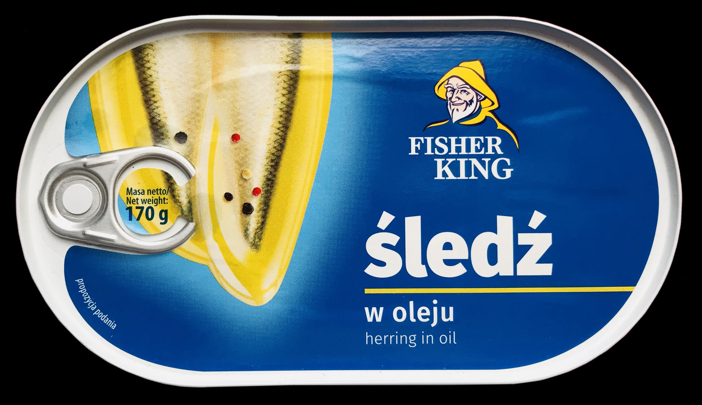 Fisher King - herring in oil, net weight: 170 g