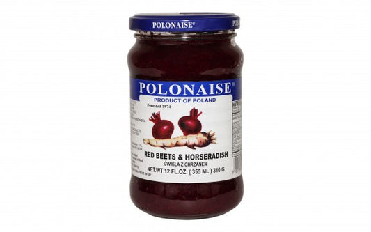 Polonaise - red beets & horseradish, net weight: 340 g