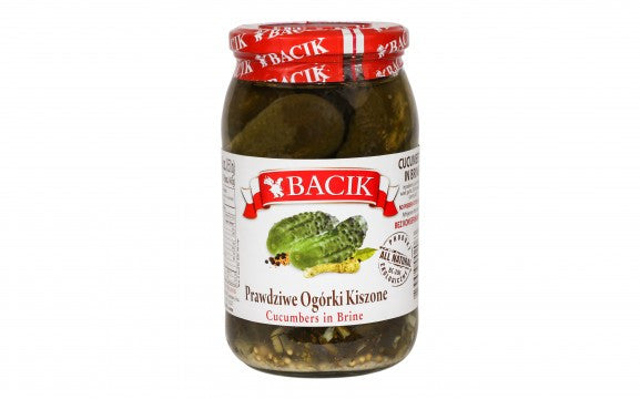 Bacik - cucumbers in brine, net weight: 30 oz (850 g)