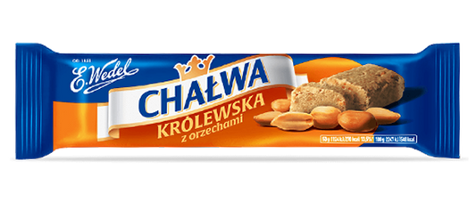 E.Wedel - royal halva with nut chunks, net weight: 1.76 oz (50 g)
