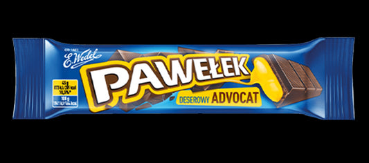 E. Wedel - Pawełek, dark chocolate bar with rum aroma, net weight: 1.59 oz