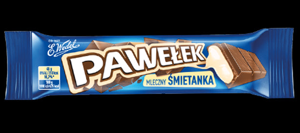 E. Wedel - Pawełek, chocolate bar with creamy filling, net weight: 1.59 oz