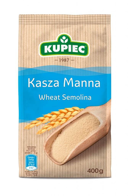 Kupiec - wheat semolina, net weight: 14.11 oz