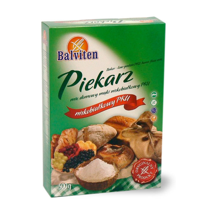 Balviten Baker - baker low protein flour mix, net weight: 17.63 oz