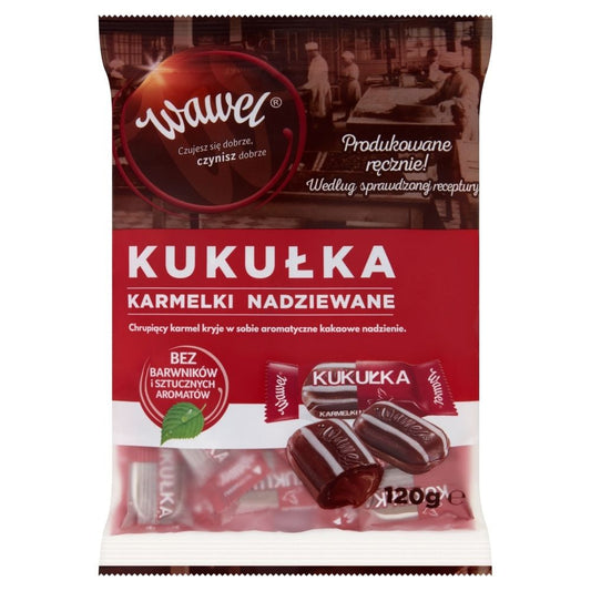 Wawel - caramels with cocoa filling, net weight: 4.23 oz