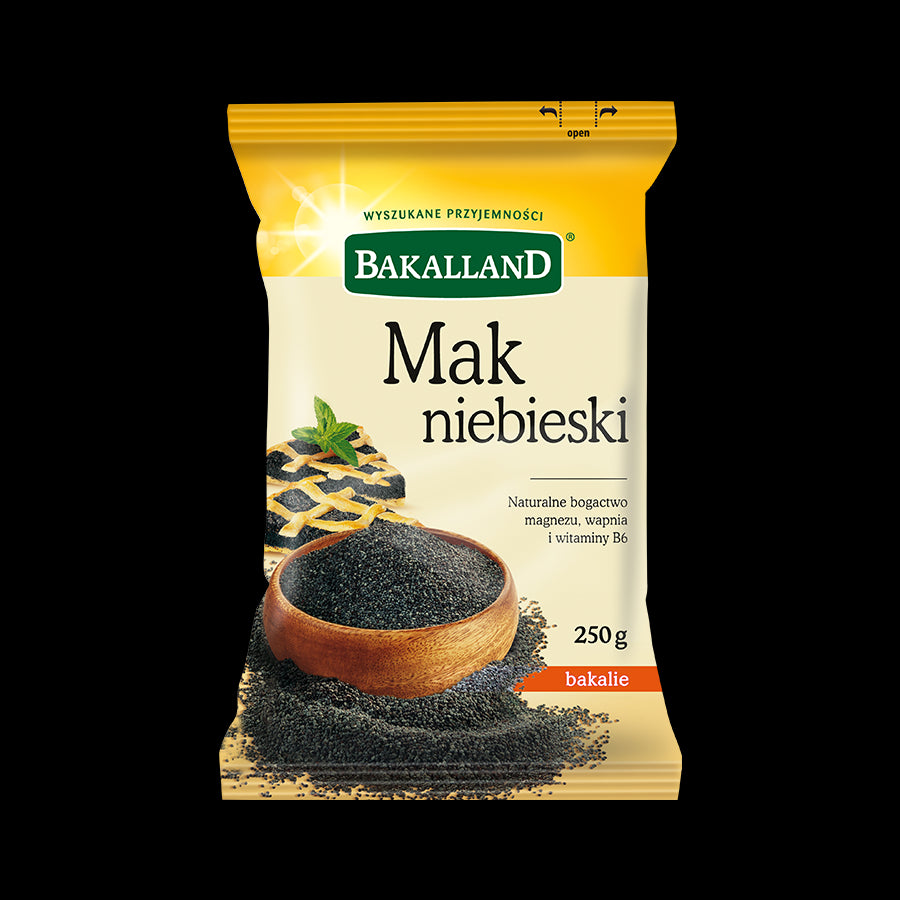 Bakalland - blue poppy seeds, net weight: 8.82 oz