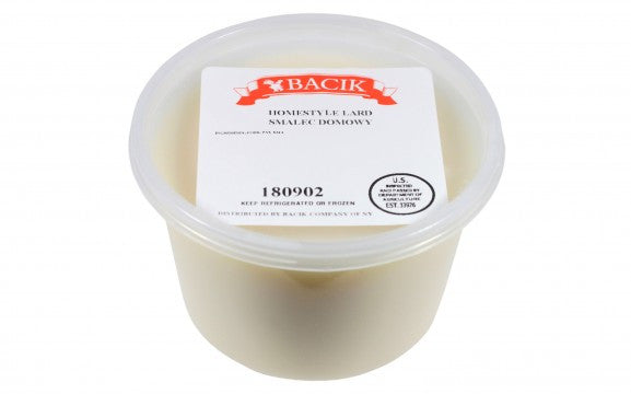Bacik - homestyle lard, net weight: 1 lb