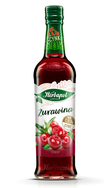 Herbapol - cranberry syrup, net content volume: 14.2 fl oz