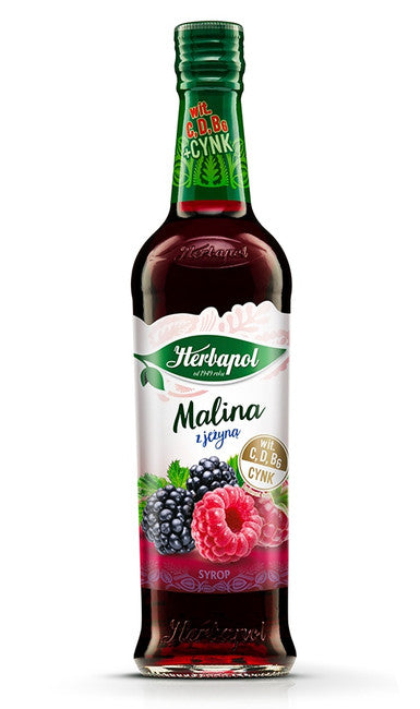 Herbapol - raspberry with blackberry syrup, net content volume: 14.2 fl oz