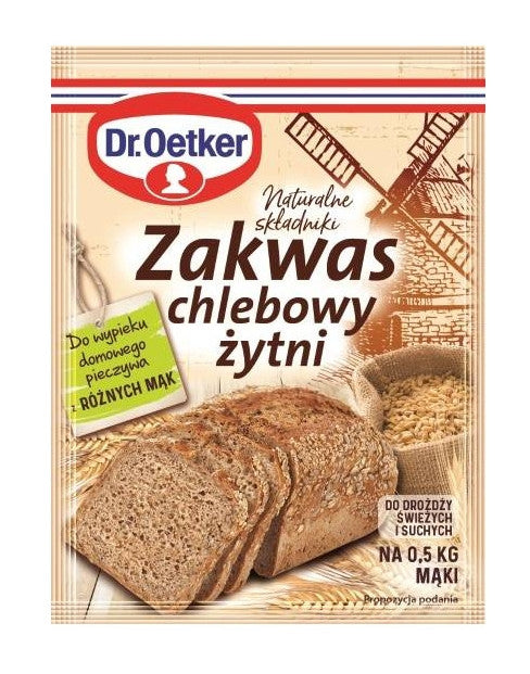 Dr. Oetker - rye sourdough for bread, net weight: 0.53 oz