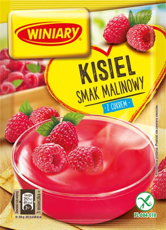 Winiary - raspberry with sugar soft jelly, net weight: 2.72 oz