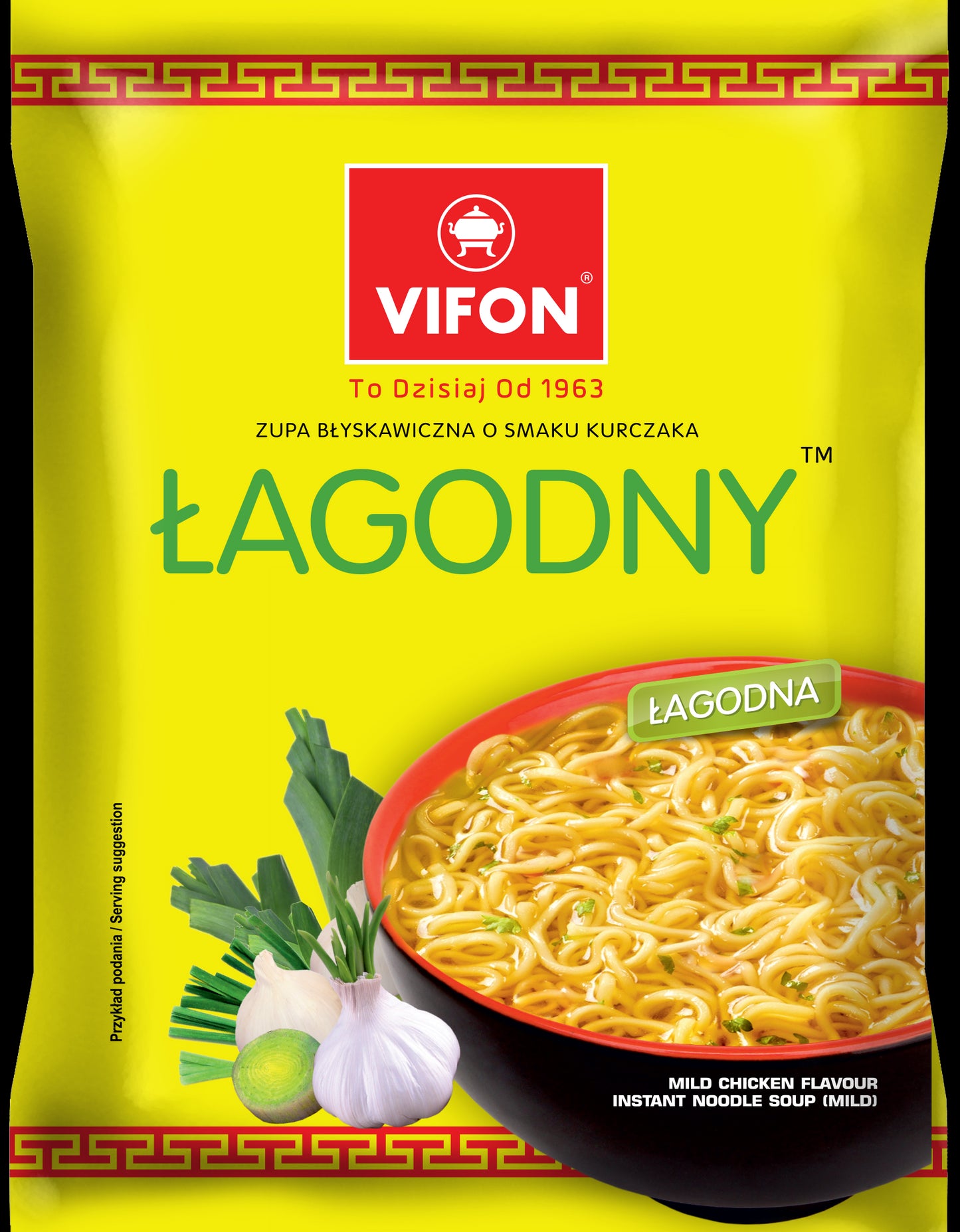 Vifon - chicken flavor instant noodle soup, mild, net weight: 2.47 oz