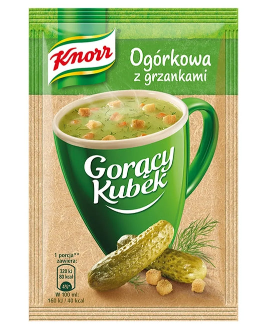 Knorr - instant pickle soup with croutons, net weight: 0.46 oz