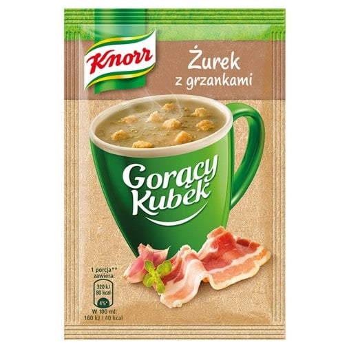 Knorr - instant sour soup with croutons, net weight: 0.6 oz