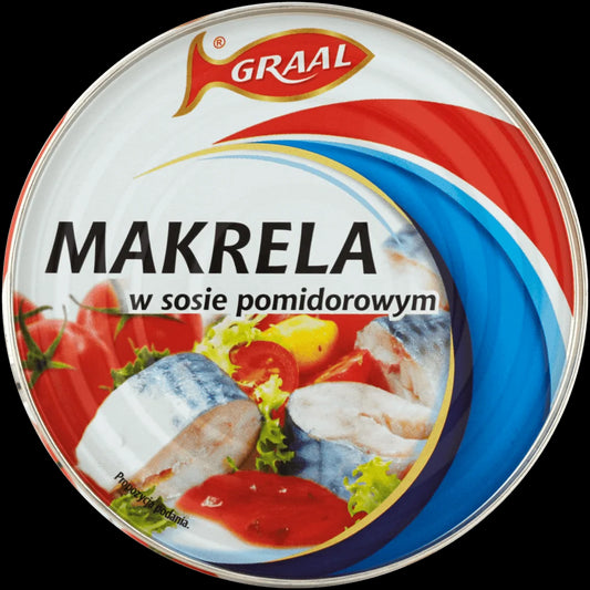 Graal - mackerel in tomato sauce, net weight: 10.58 oz