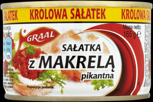 Graal - spicy mackerel salad, net weight: 5.82 oz