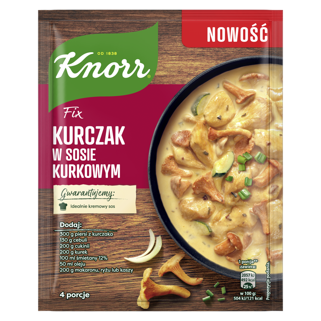Knorr - Chicken in Chanterelle Sauce Fix, Net Wt. 1.52 oz (43 g)