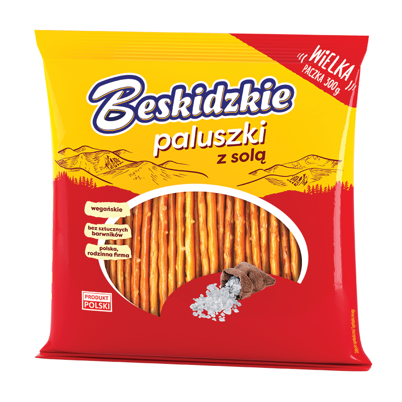Beskidzkie - sticks with salt, net weight: 8.47 oz