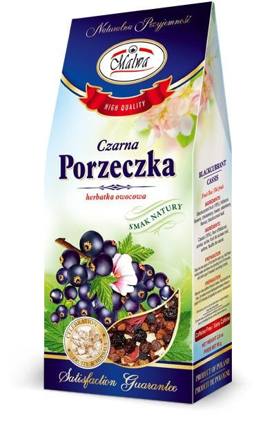 Malwa - blackcurrant, loose fruit tea, net weight: 2.8 oz