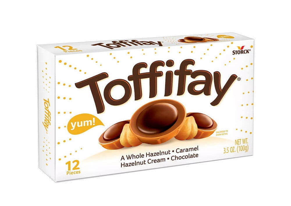 Toffifay - hazelnut candies, 12 pieces, net weight: 3.5 oz