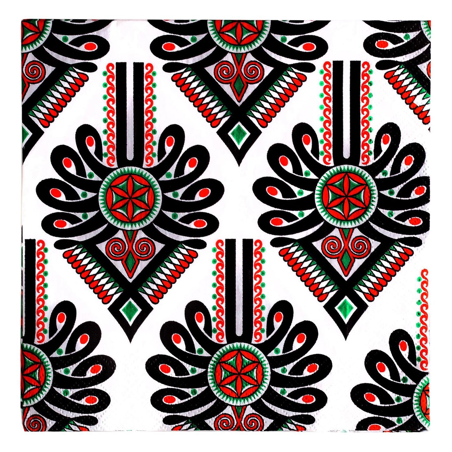 Folkstar - paper napkins parzenica pattern, 1 pack (20 pieces)