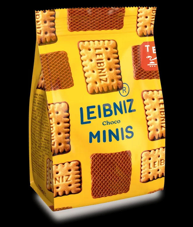 Leibniz MINIS Choco - butter biscuits with a layer of milk chocolate, net weight: 3.53 oz