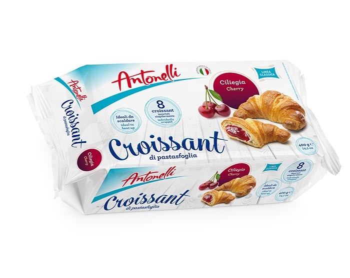 Antonelli - croissants with cherry filling (8 pieces), net weight: 14,1 oz