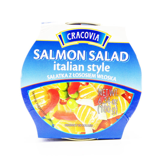 Cracovia - salmon salad Italian style, net weight: 6,34 oz