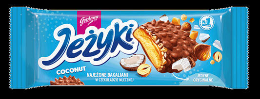 Goplana Jeżyki - hedgehog cookies coconut, net weight: 4.93 oz
