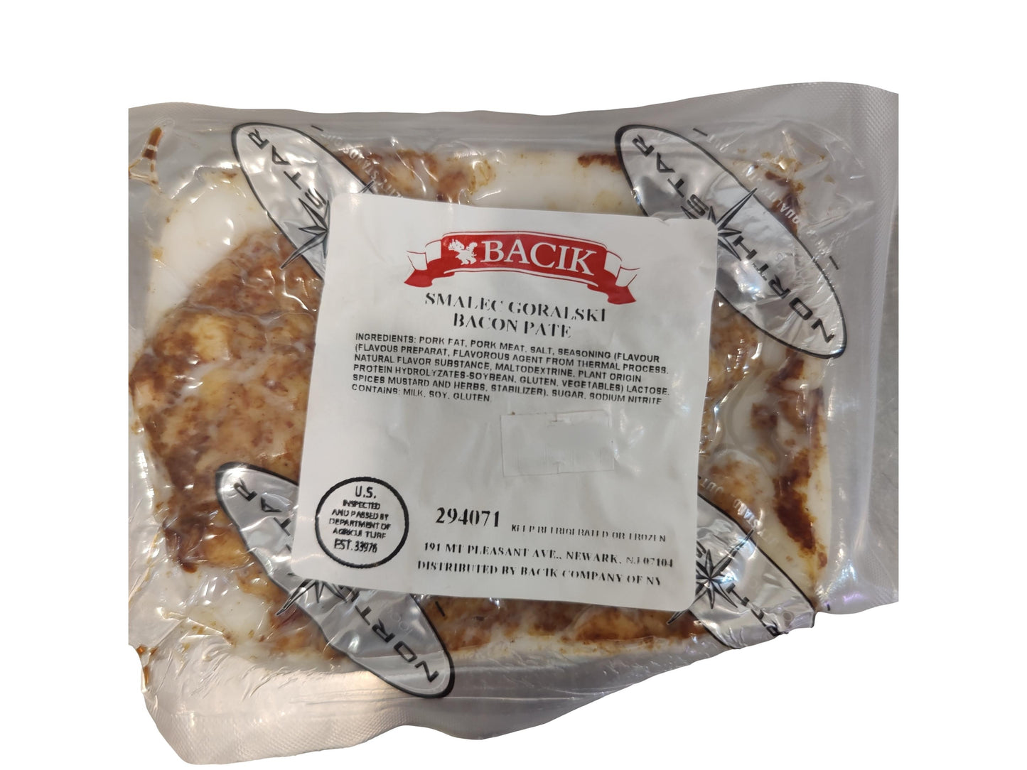 Bacik - Polish lard with cracklings, net weight approximately: .75 lb