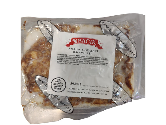 Bacik - Polish lard with cracklings, net weight approximately: .75 lb
