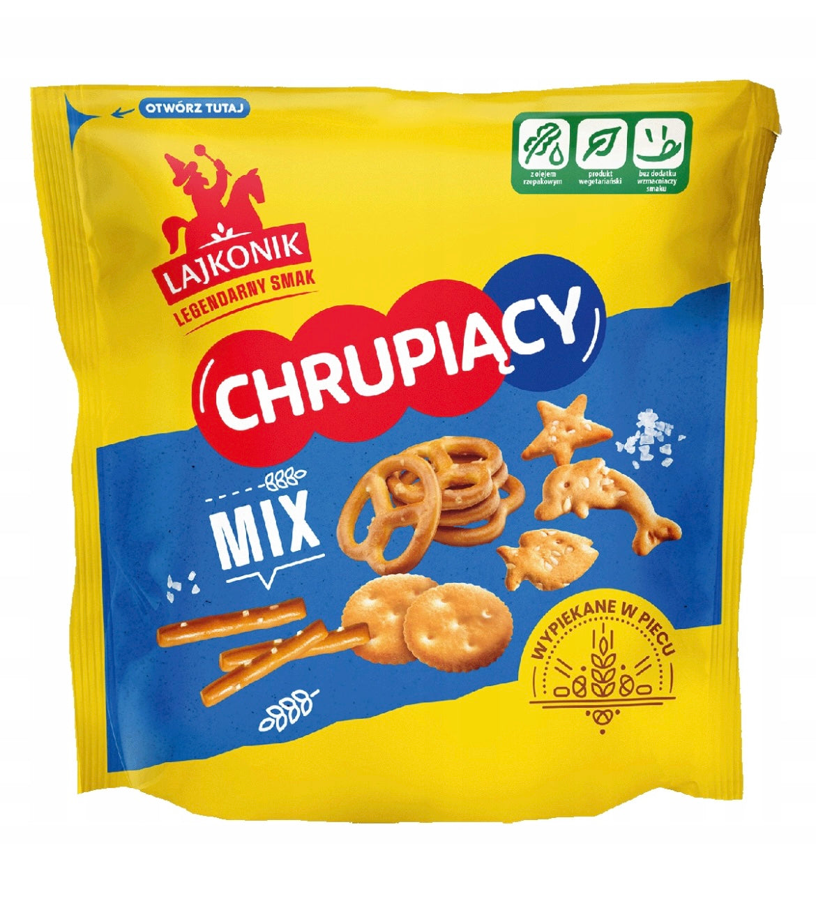 Lajkonik - crackers and pretzels mix, net weight: 6.35 oz