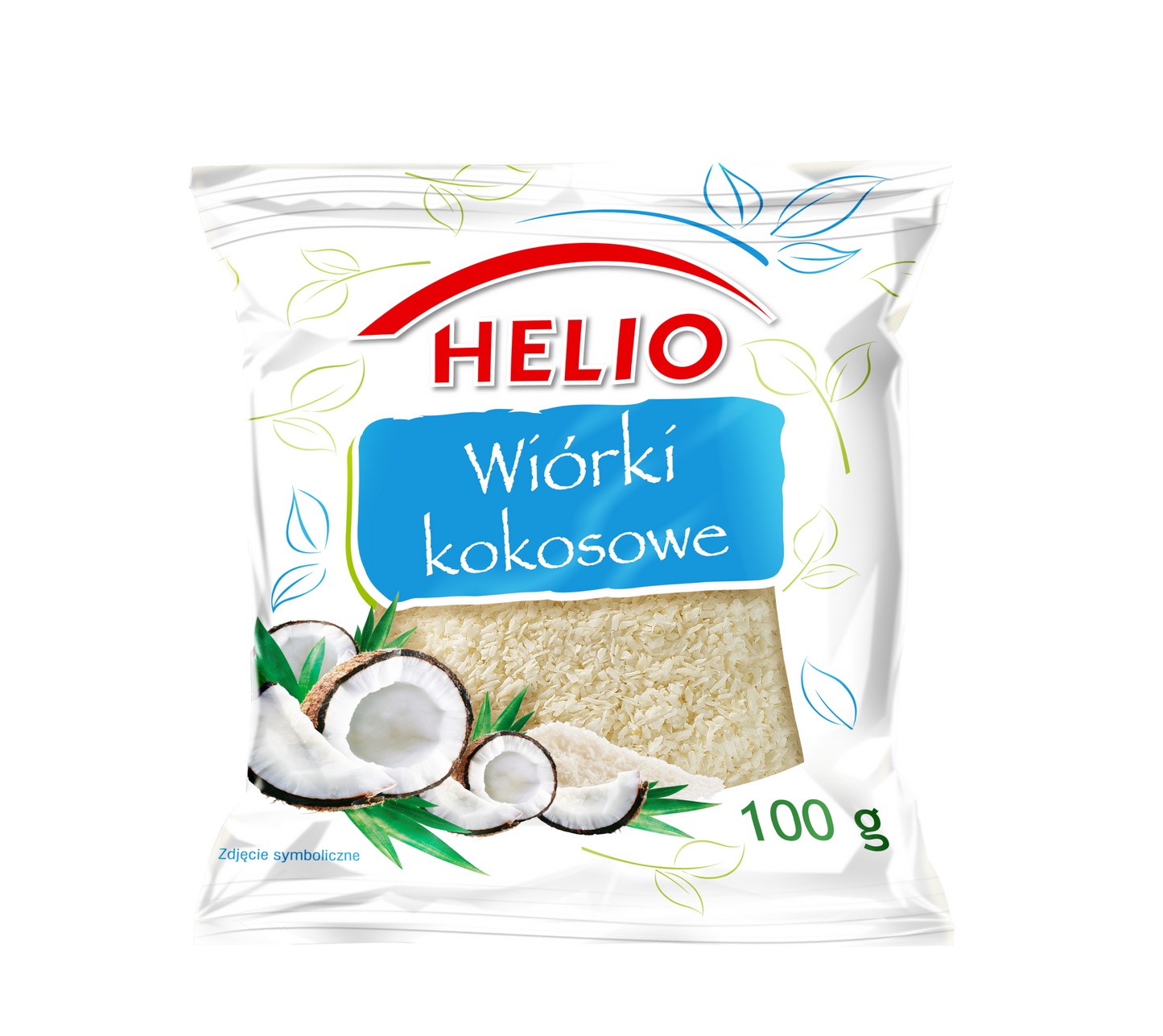 Helio - Coconut Shreds, Net Wt: 3.53 oz (100 g)