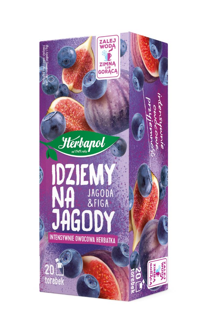 Herbapol Let’s Go Berry Picking – Mixed Berry Flavored Fruit-Herbal Infusion 20 tea bags – Net weight: 1.41 oz (40 g)